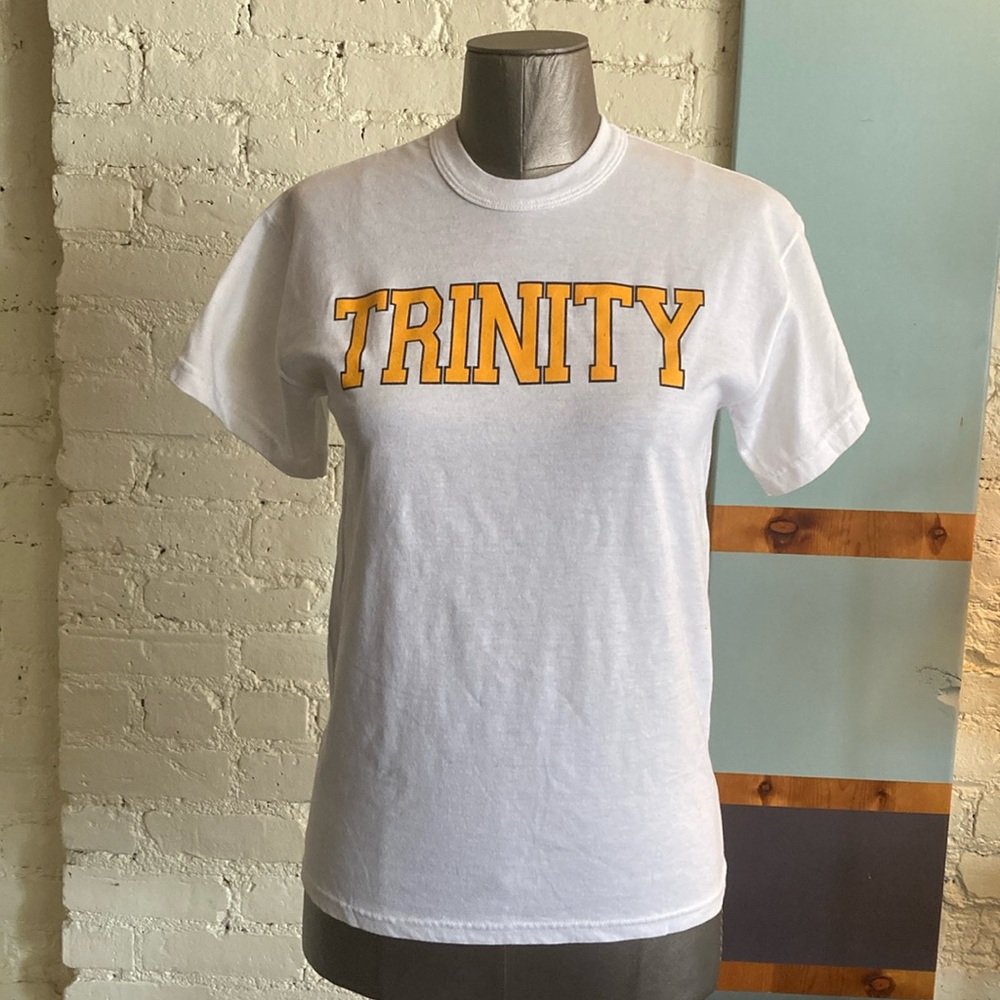 Russell Athletic white Trinity College tee size Youth L 90s Y2K unisex
